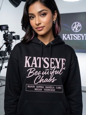 Katseye Black Hoodie - Beautiful Chaos